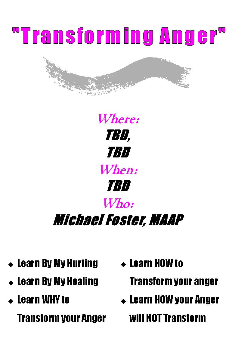 Transforming Anger Presentation Flyer